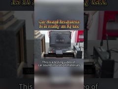 Bloqueo térmico Acústico El tapete insonorizante Impermeable al moho Resistente al sonido Pads absorbentes