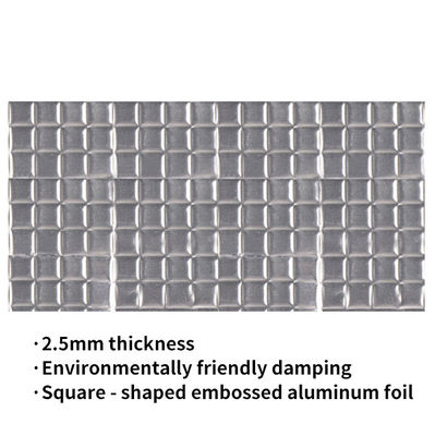 2.5mm square embossed automobile vibration reduction / Vibration Damping Pads