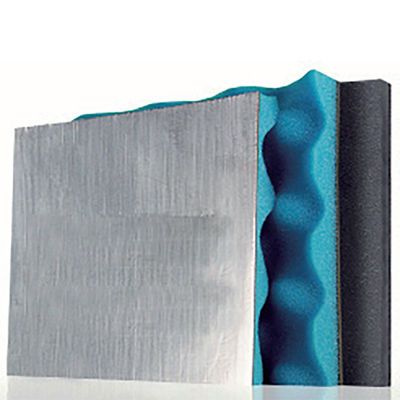 Buen precio Revestimiento de aislamiento acústico para el hogar con caucho de papel de aluminio Revestimiento de aislamiento acústico compuesto para tuberías en línea