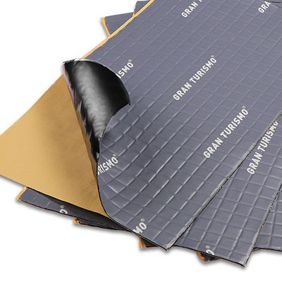 Buen precio Pad de amortiguación de 2 mm / patrón cuadrado en relieve / silencio / aislamiento acústico y térmico de automóviles en línea