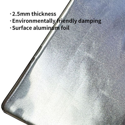 2.5mm vibration and noise reduction pad / with glossy aluminum surface / Anti Vibration Mat