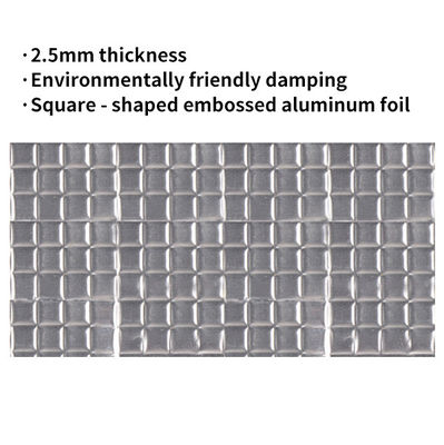 Buen precio 2Pad de amortiguación de automóviles de aluminio en relieve brillante de.5 mm / Auto Acoustic Pad en línea