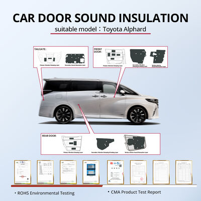 Buen precio Kit de aislamiento acústico para puertas de automóviles Toyota Alphard / Fábrica de audio para vehículos / ajuste directo / altavoces plug and play / Solución personalizada de aislamiento acústico en línea